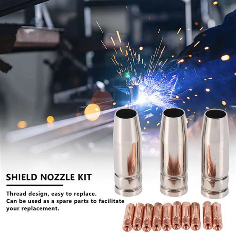 For MB15 15AK MIG Welding Torch Kit Contact Tip Nozzle Diffuser MIG Welding Torch Replacement Parts Kit 0.8Mm
For MB15 15AK MIG Welding Torch Kit Contact Tip Nozzle Diffuser MIG Welding Torch Replacement Parts Kit 0.8Mm