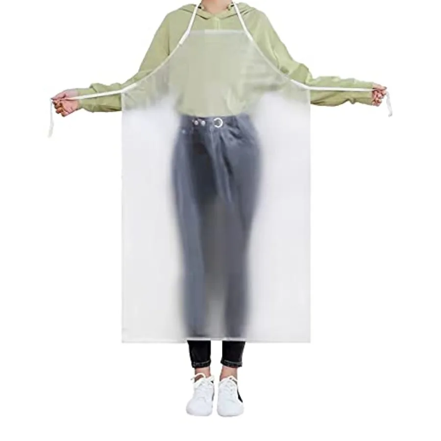 Unisex 47 x 27.5 inches Heavy Duty Transparent PVC Waterproof Apron, Dishes Washing Kitchen Cooking, Clear
Unisex 47 x 27.5 inches Heavy Duty Transparent PVC Waterproof Apron, Dishes Washing Kitchen Cooking, Clear