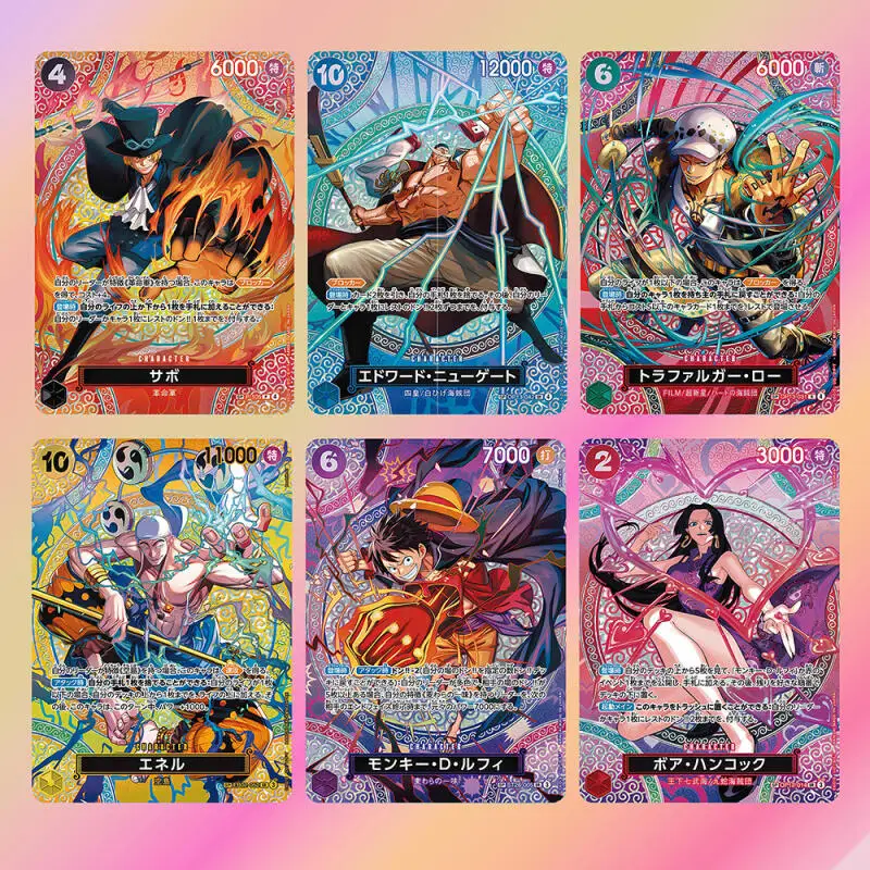6pcs/set One Piece Boa Hancock Trafalgar D. Water Law DIY self-made Color Flash Card Anime Game Collection Card Gift Toy
6pcs/set One Piece Boa Hancock Trafalgar D. Water Law DIY self-made Color Flash Card Anime Game Collection Card Gift Toy