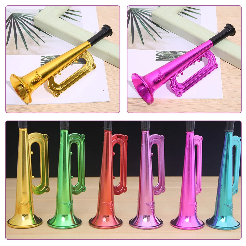 18Pcs Festive Plastic Horns Perfect for Livening Up Any Event and Gathering Plastic Stadium Horn Toy Trumpet Stadium Horn
18Pcs Festive Plastic Horns Perfect for Livening Up Any Event and Gathering Plastic Stadium Horn Toy Trumpet Stadium Horn
