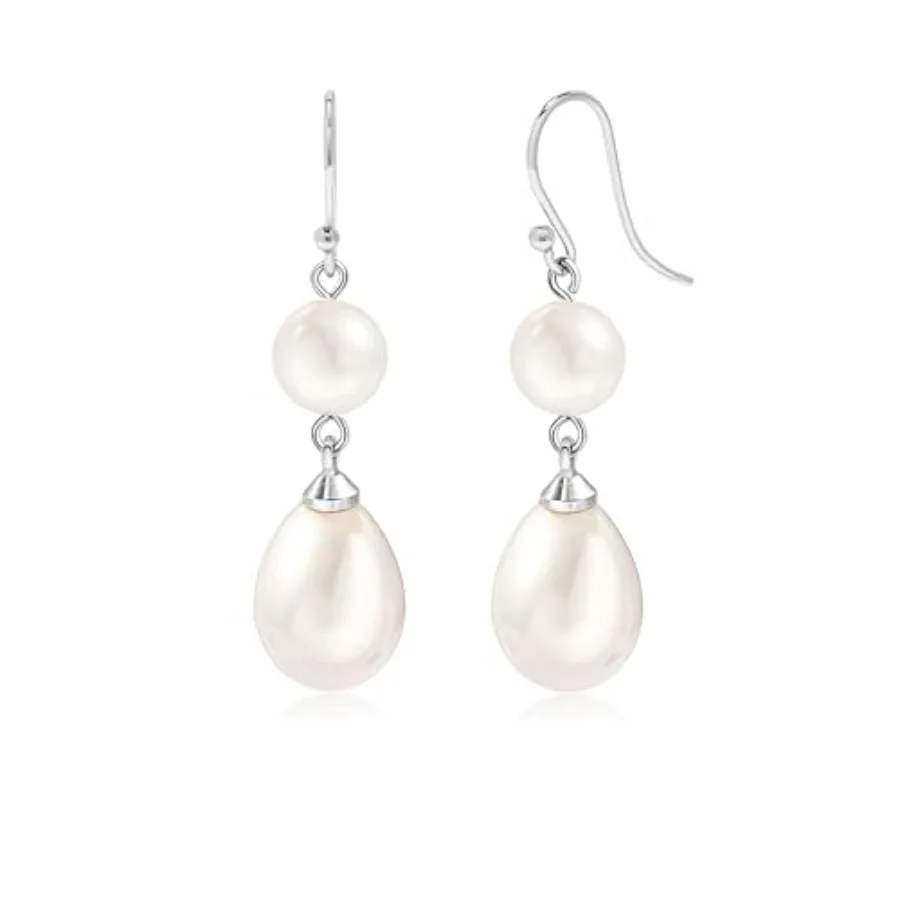 Earrings for Women 14K Plated/925 Sterling Silver Double Dangle Earrings for Bridal Wedding Prom Jewelry
Earrings for Women 14K Plated/925 Sterling Silver Double Dangle Earrings for Bridal Wedding Prom Jewelry