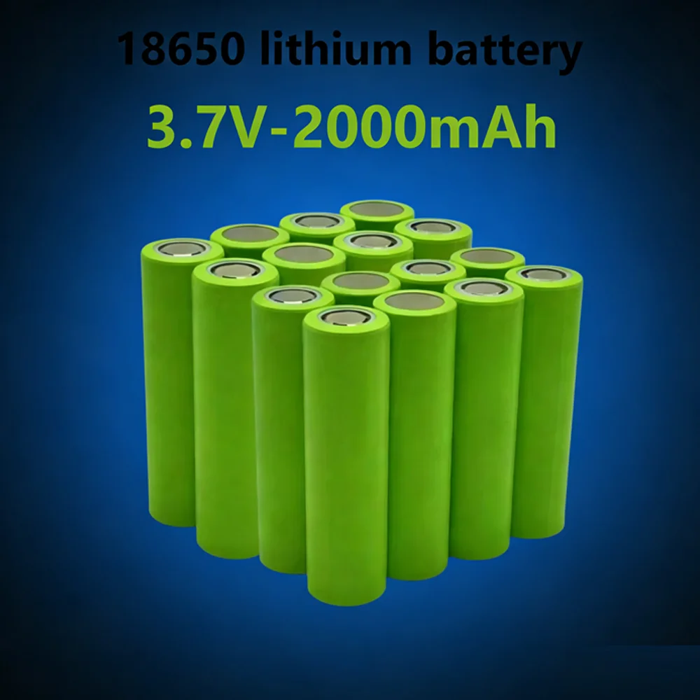 18650 lithium-ion Battery 2000mAh Original 3.7V For Flashlight, wireless Speaker Solar light Battery Pack
18650 lithium-ion Battery 2000mAh Original 3.7V For Flashlight, wireless Speaker Solar light Battery Pack
