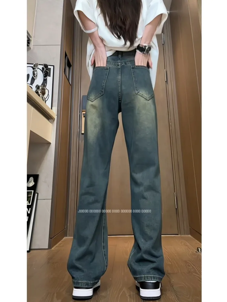 Мужские джинсы прямого кроя Slim Fit, осенние, тонкие, с эффектом драпировки, повседневные длинные брюки, американский модный бренд, уличная мода
Мужские джинсы прямого кроя Slim Fit, осенние, тонкие, с эффектом драпировки, повседневные длинные брюки, американский модный бренд, уличная мода