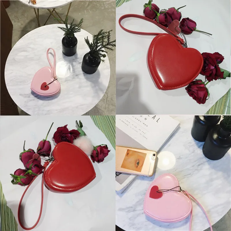 South Korea Girls' Gifts Heart Bag Small Handbag Cute Heart Student Coin Purse Coin Small Bag Fashion
South Korea Girls' Gifts Heart Bag Small Handbag Cute Heart Student Coin Purse Coin Small Bag Fashion