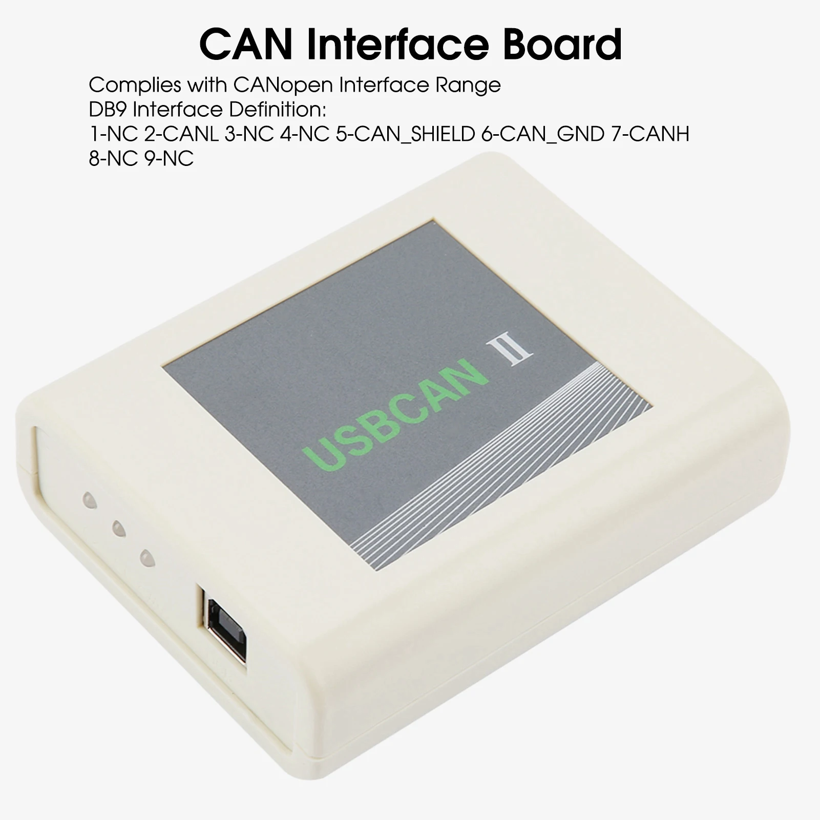 Industrial USBCAN II Debugger High Speed Debugger USBCAN II Industrial Grade High Speed Channel Debugger Support CAN Delay
Industrial USBCAN II Debugger High Speed Debugger USBCAN II Industrial Grade High Speed Channel Debugger Support CAN Delay