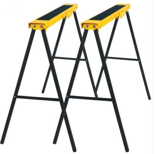 Portable Folding Sawhorse, Heavy Duty Twin Pack, 275 Lb Weight Capacity Each 2 Pack (Yellow)
Portable Folding Sawhorse, Heavy Duty Twin Pack, 275 Lb Weight Capacity Each 2 Pack (Yellow)