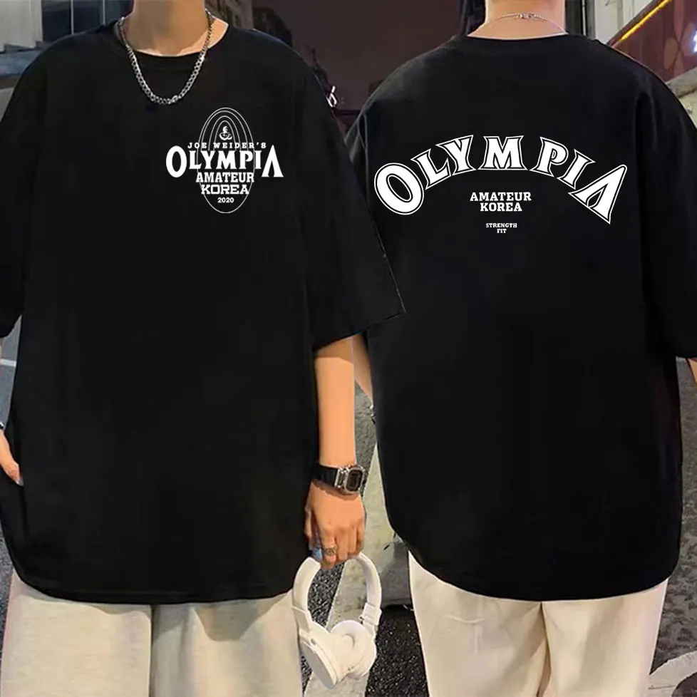 Olympia Amateur Korea Pump Cover Print T-shirt Men Women Geek Fitness Short Sleeve T-shirts Fashion Casual Oversized T Shirts
Olympia Amateur Korea Pump Cover Print T-shirt Men Women Geek Fitness Short Sleeve T-shirts Fashion Casual Oversized T Shirts