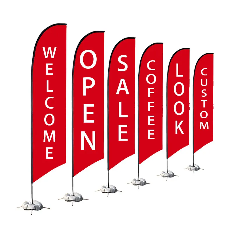 【Hot】Factory Wholesale Cus-tom Logo Outdoor Flying Banner Teardrop Feather Beach Flag Promotion Advertising Polyester Stand Mark
【Hot】Factory Wholesale Cus-tom Logo Outdoor Flying Banner Teardrop Feather Beach Flag Promotion Advertising Polyester Stand Mark