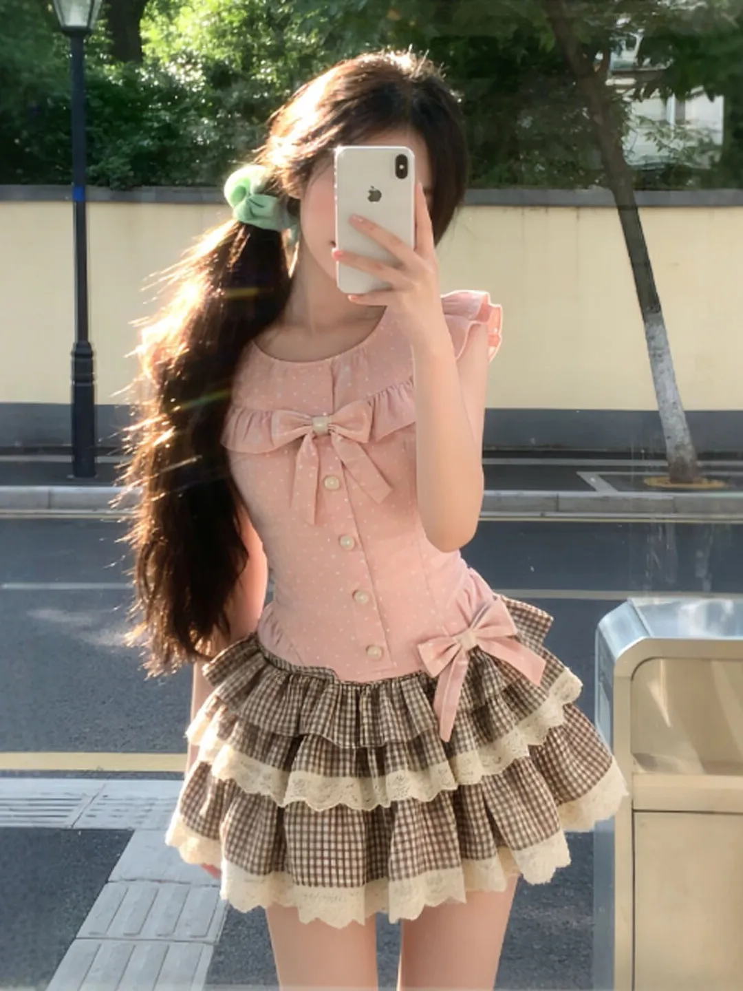 Puffy Half Skirt Two-Piece Set Gentle Style Comfortable Summer Outfit Short Sleeve round Neck Button Closure Universal Fit
Puffy Half Skirt Two-Piece Set Gentle Style Comfortable Summer Outfit Short Sleeve round Neck Button Closure Universal Fit
