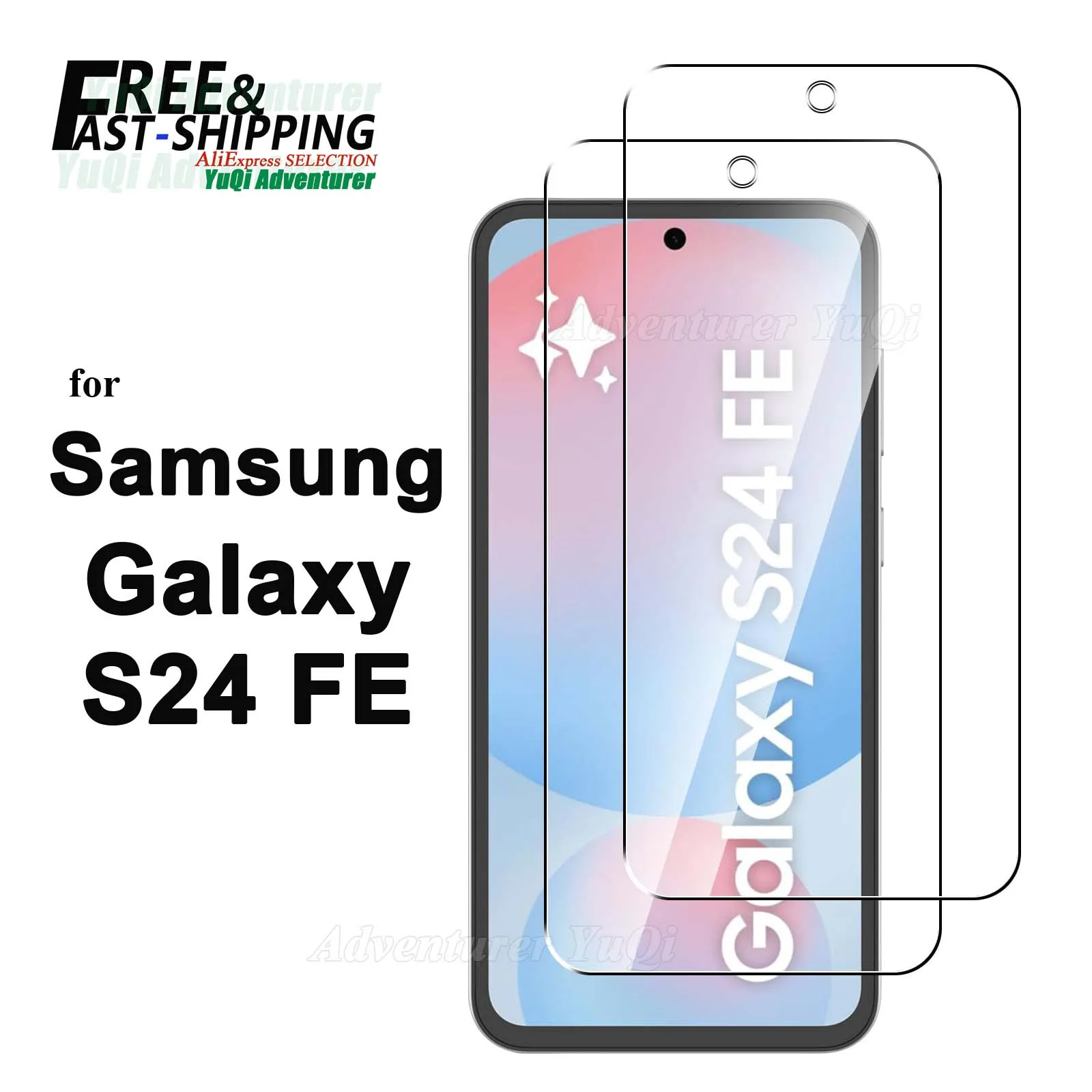 Screen Protector for Galaxy S24 FE 6.7 inch Samsung Tempered Glass Crystal HD 9H Transparent Anti Scratch Case Friendly
Screen Protector for Galaxy S24 FE 6.7 inch Samsung Tempered Glass Crystal HD 9H Transparent Anti Scratch Case Friendly