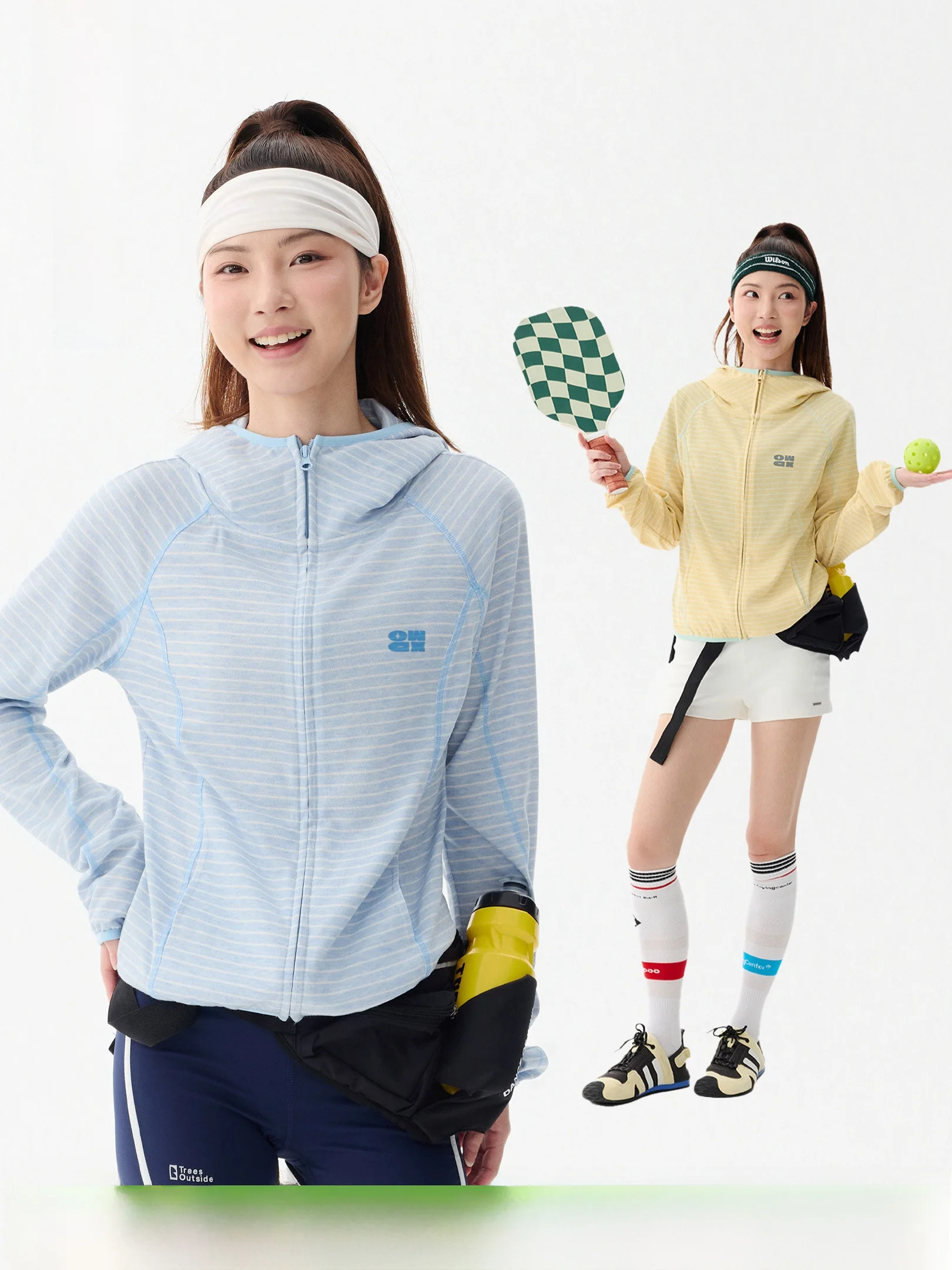 Owowx Short Waist-Cinching Stripe Pattern Physical Sun Protection Hooded Jacket Women's Summer Outdoor Thin Coat Sporty Style
Owowx Short Waist-Cinching Stripe Pattern Physical Sun Protection Hooded Jacket Women's Summer Outdoor Thin Coat Sporty Style