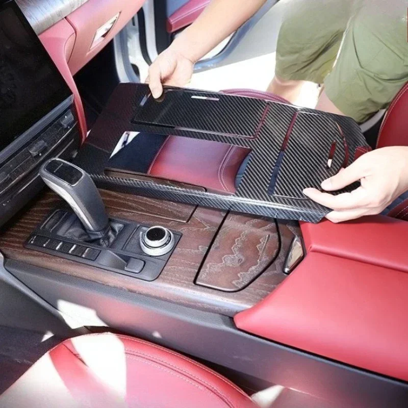 For Maserati Ghibli Real Dry Carbon Fiber Interior Center Console Gear Shift Panel Cover Decoration Modification Accessories
For Maserati Ghibli Real Dry Carbon Fiber Interior Center Console Gear Shift Panel Cover Decoration Modification Accessories