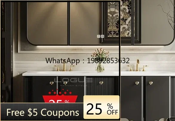 Oak Floor-to-ceiling French bathroom cabinet Combined toilet Wash basin cabinet
Oak Floor-to-ceiling French bathroom cabinet Combined toilet Wash basin cabinet