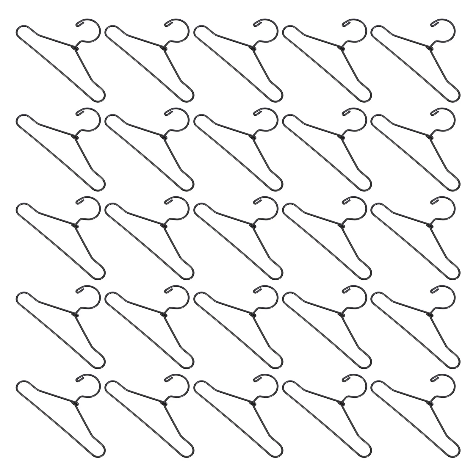 50Pcs Metal Miniature Hangers for Dollhouse Tiny Clothing Rack 2.55x1.38x0.08 Inch Black Mini Wardrobe Display and Organization
50Pcs Metal Miniature Hangers for Dollhouse Tiny Clothing Rack 2.55x1.38x0.08 Inch Black Mini Wardrobe Display and Organization