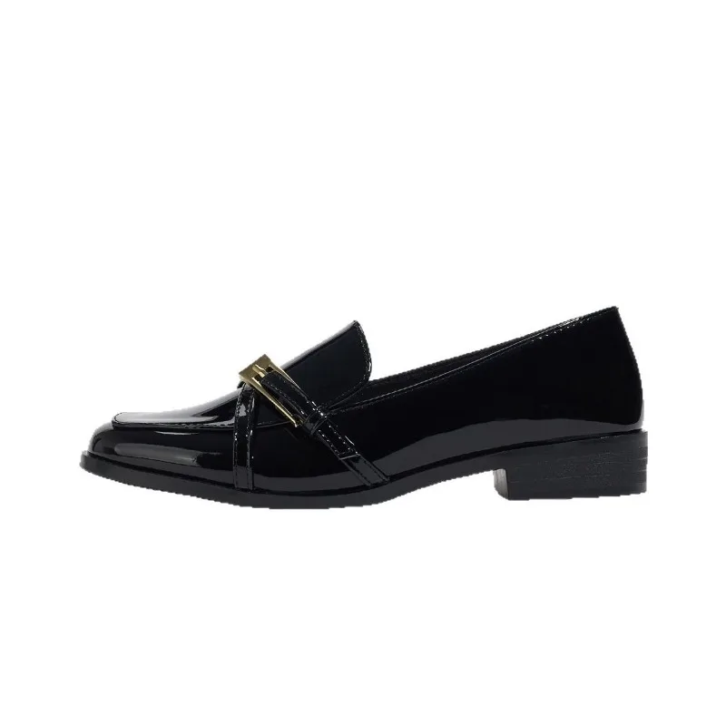 Comfortable British Style Chunky Heel Leather Shoes Women's New Black Bean Bean Slip-On Shoes Spring Summer Casual Loafers
Comfortable British Style Chunky Heel Leather Shoes Women's New Black Bean Bean Slip-On Shoes Spring Summer Casual Loafers