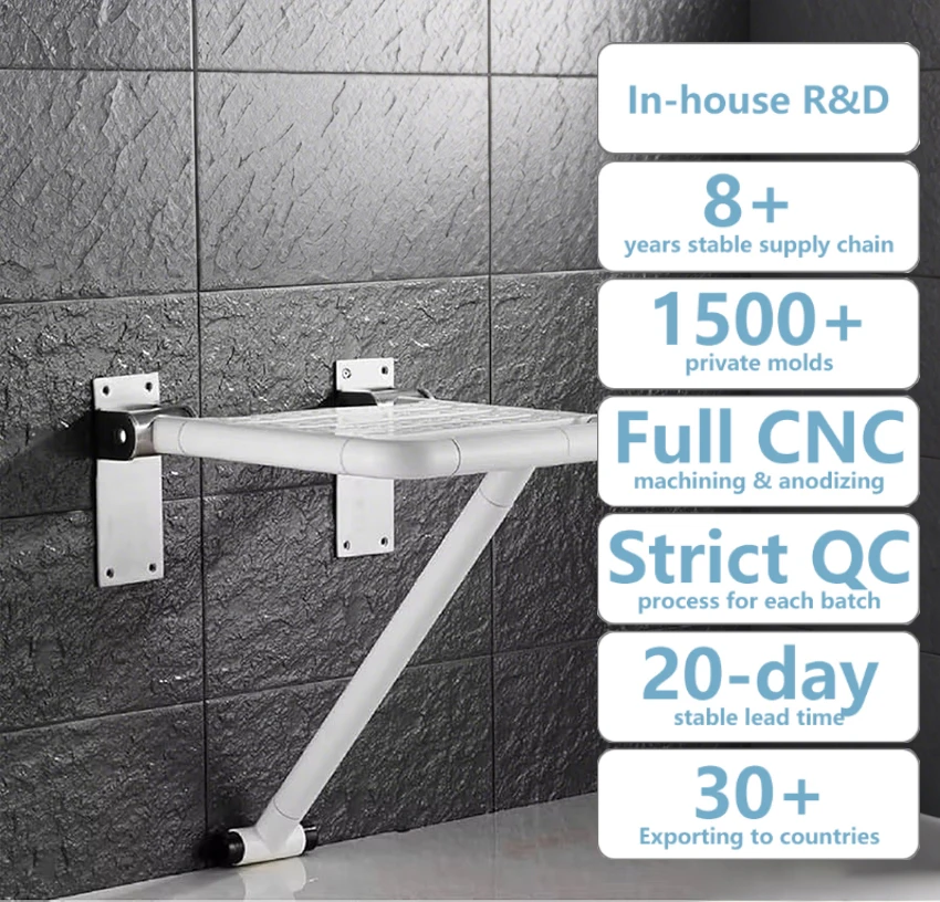 Simplywalk Stainless Steel 136KG Bath Shower Chair Wall Mounted Shower Room Senior People UKCA Framework Agreement
Simplywalk Stainless Steel 136KG Bath Shower Chair Wall Mounted Shower Room Senior People UKCA Framework Agreement