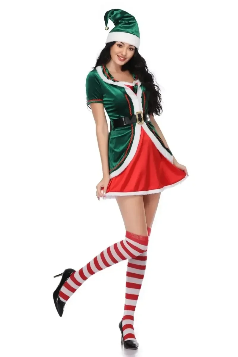 Green Elf Costume Carnival Adult Women Sexy Christmas Christmas Santa Claus Costume Xmas Party Cosplay Fancy Dress
Green Elf Costume Carnival Adult Women Sexy Christmas Christmas Santa Claus Costume Xmas Party Cosplay Fancy Dress
