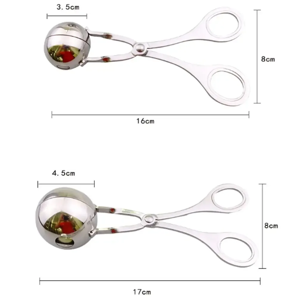 2 шт. для изготовления мясных шариков из нержавеющей стали, щипцы, ложка, машина для изготовления фрикаделек, кухонный инструмент, гаджет, ножницы, ручка
2 шт. для изготовления мясных шариков из нержавеющей стали, щипцы, ложка, машина для изготовления фрикаделек, кухонный инструмент, гаджет, ножницы, ручка