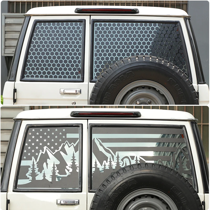 For Toyota Land Cruiser LC76 2007+ Car tailgate Stickers Honeycomb /Peak style Auto Decal Waterproof Scratches Trunk Door film
For Toyota Land Cruiser LC76 2007+ Car tailgate Stickers Honeycomb /Peak style Auto Decal Waterproof Scratches Trunk Door film