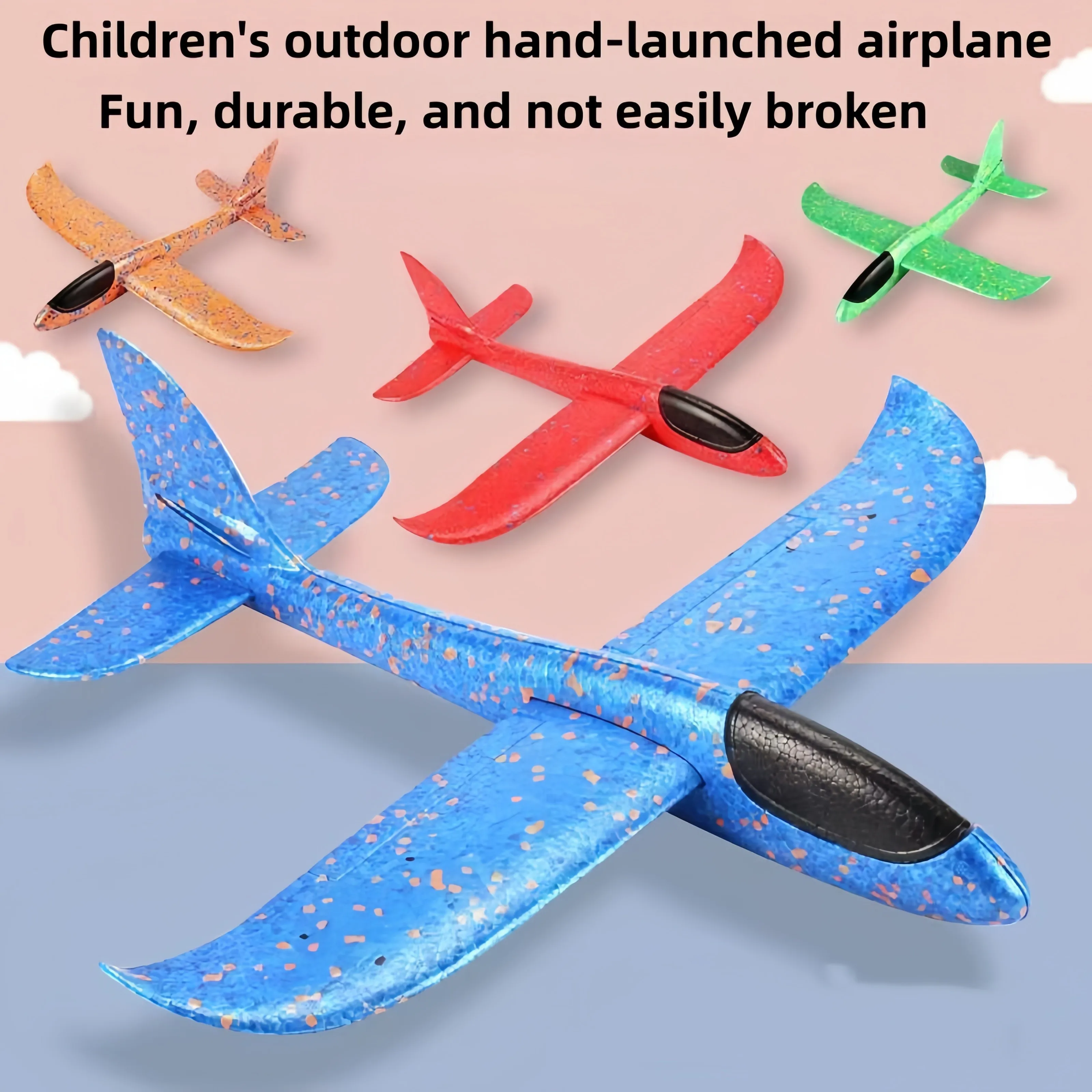 Foam Glider Hand Throwing Aircraft Toys Outdoor Boy Large Model Glider Outdoor Essential Gift
Foam Glider Hand Throwing Aircraft Toys Outdoor Boy Large Model Glider Outdoor Essential Gift