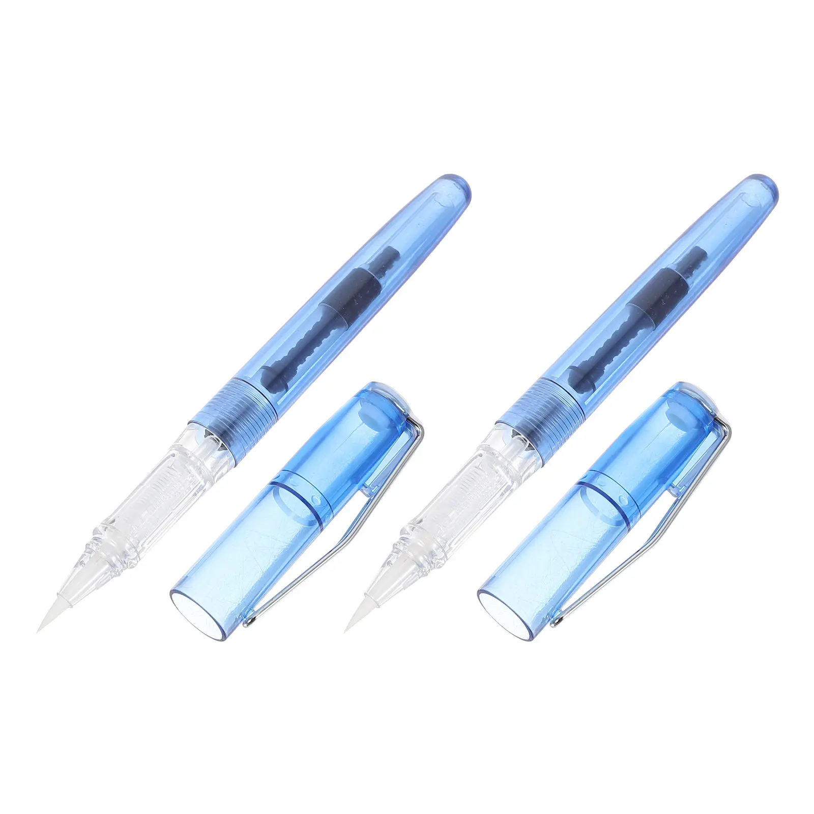 2Pcs Refillable Soft Tip Brush Pens for Chinese Japanese Calligraphy Writing on Xuan Rice Paper Ergonomic Fountain Style
2Pcs Refillable Soft Tip Brush Pens for Chinese Japanese Calligraphy Writing on Xuan Rice Paper Ergonomic Fountain Style