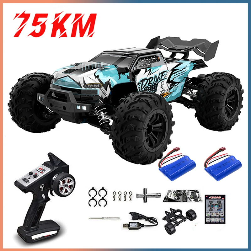 1:16 75KM/H or 50KM/H 4WD RC Car with LED Remote Control Cars High Speed Drift Monster Truck for Kids Vs Wltoys 144001 Toys
1:16 75KM/H or 50KM/H 4WD RC Car with LED Remote Control Cars High Speed Drift Monster Truck for Kids Vs Wltoys 144001 Toys