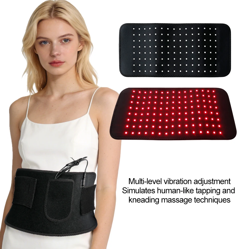 120 LED 660nm&850nm Red Light Infrared Waist Belt with Controller Body Pain Relief Heated Pad for Muscle Repair Speed Heal Tool
120 LED 660nm&850nm Red Light Infrared Waist Belt with Controller Body Pain Relief Heated Pad for Muscle Repair Speed Heal Tool
