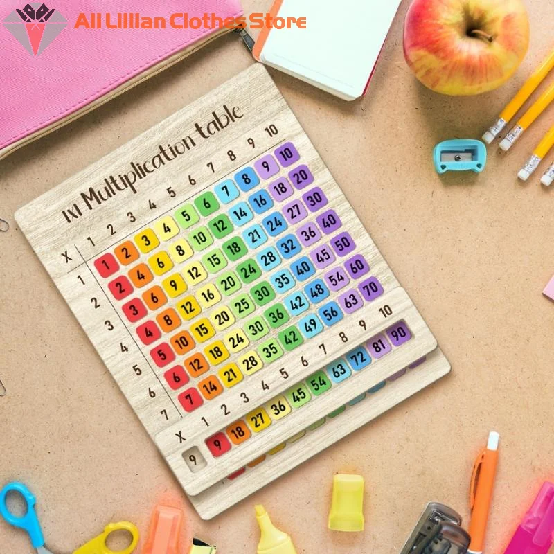 Hot Sale 1Pcs Multiplication Table Wooden Boards Suitable For Math Classes And Back-to-School Gifts Ideal For Family Gatherings
Hot Sale 1Pcs Multiplication Table Wooden Boards Suitable For Math Classes And Back-to-School Gifts Ideal For Family Gatherings