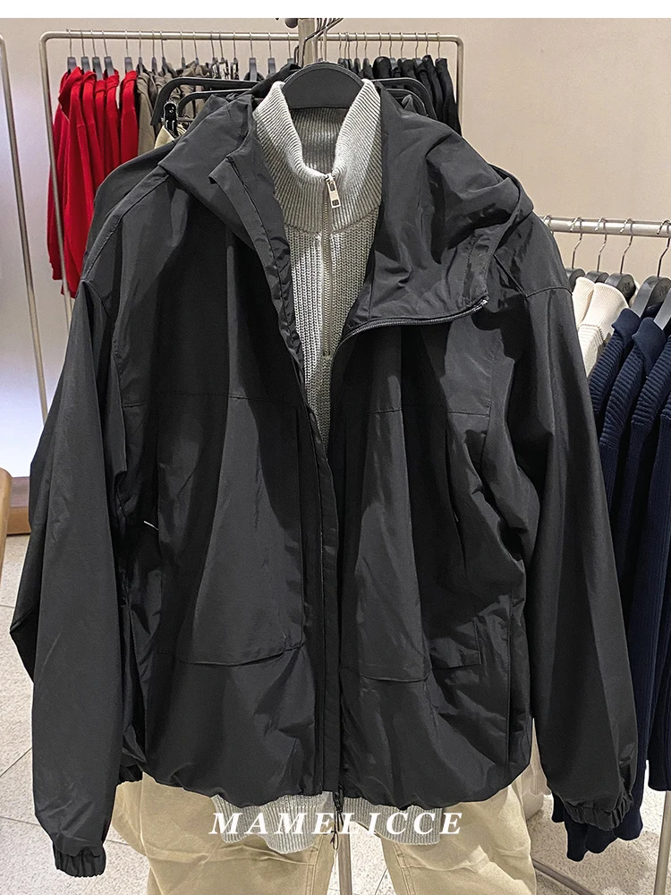 MAMELICCE Original design casual Spring new spliced technical fabric hooded jacket jacket for men outerwear Men's clothing
MAMELICCE Original design casual Spring new spliced technical fabric hooded jacket jacket for men outerwear Men's clothing