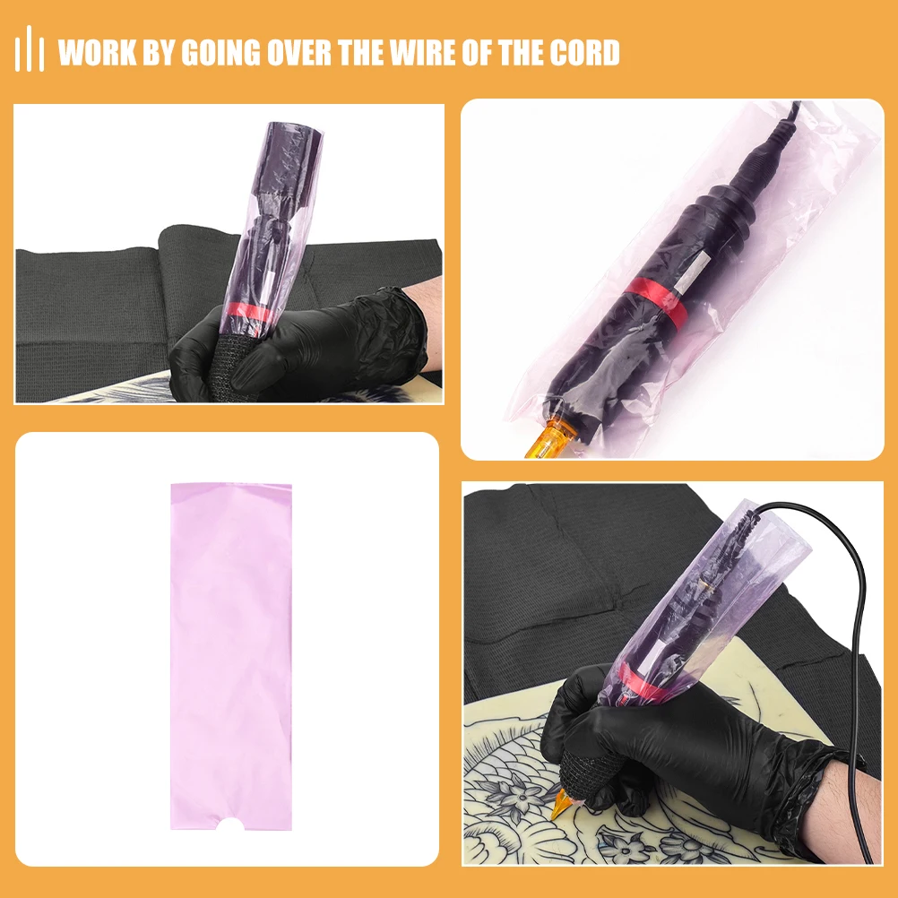 200Pcs Transparent Pvc Pen Bags Dustproof Machine Covers Disposable Tattoos Clip Cord Pouch
200Pcs Transparent Pvc Pen Bags Dustproof Machine Covers Disposable Tattoos Clip Cord Pouch