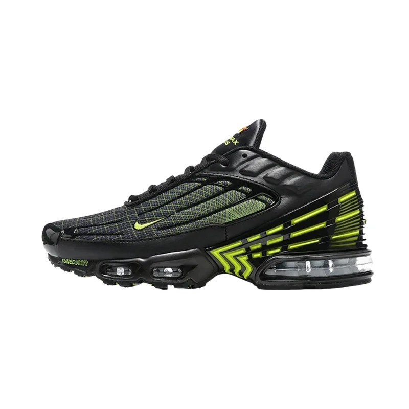 Nike Air Max Plus 3 Men's Running Shoes - Anti Slip, Durable, Comfortable, Sports Shock Absorbent, Breathable, Green
Nike Air Max Plus 3 Men's Running Shoes - Anti Slip, Durable, Comfortable, Sports Shock Absorbent, Breathable, Green