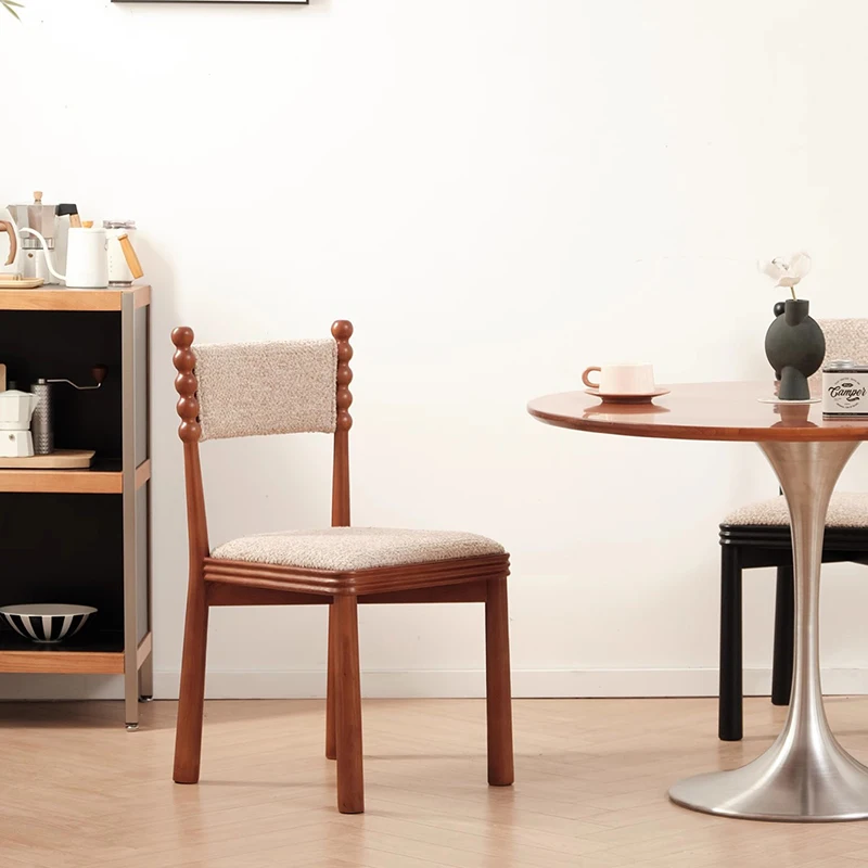 Chinese Vintage Dining Chairs Upholstered Comfortable Mid Century Trendy Dining Chairs Elegant Minimalist Chaise Luxe Furniture
Chinese Vintage Dining Chairs Upholstered Comfortable Mid Century Trendy Dining Chairs Elegant Minimalist Chaise Luxe Furniture