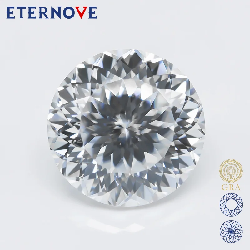 GRA Moissanite Stones with Certificate D Color 100Face cut 0.5-5.0ct VVS1 Pass Diamond Tester for Moissanite Jewelry Making
GRA Moissanite Stones with Certificate D Color 100Face cut 0.5-5.0ct VVS1 Pass Diamond Tester for Moissanite Jewelry Making