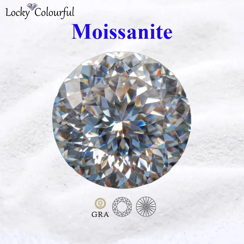 Moissanite Round Shape 100 Faces Cut D Color VVS1 Bead for Charms DIY Jewelry Making Necklace Materials with GRA Certificate
Moissanite Round Shape 100 Faces Cut D Color VVS1 Bead for Charms DIY Jewelry Making Necklace Materials with GRA Certificate