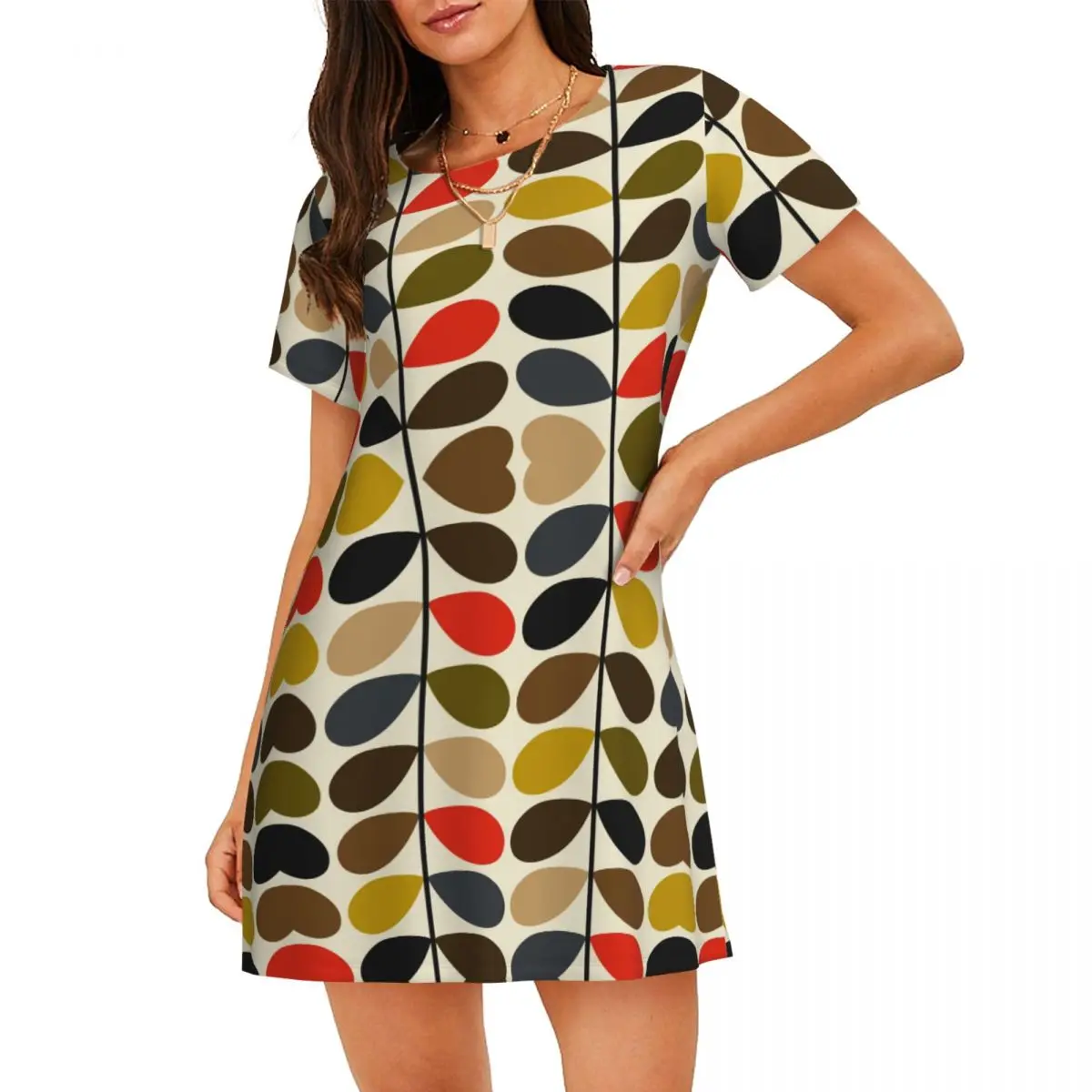 Custom Cool Orla Kiely Abstract Multi Stem Women Short Sleeve Nightdress Scandinavian Geometric Nightdress Sleeping Sleepshirts
Custom Cool Orla Kiely Abstract Multi Stem Women Short Sleeve Nightdress Scandinavian Geometric Nightdress Sleeping Sleepshirts
