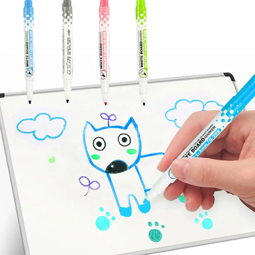 Non-toxic Children Magnets Record Memo Fridge Whiteboard Pen Magnetic Erasable Whiteboard Marker
Non-toxic Children Magnets Record Memo Fridge Whiteboard Pen Magnetic Erasable Whiteboard Marker
