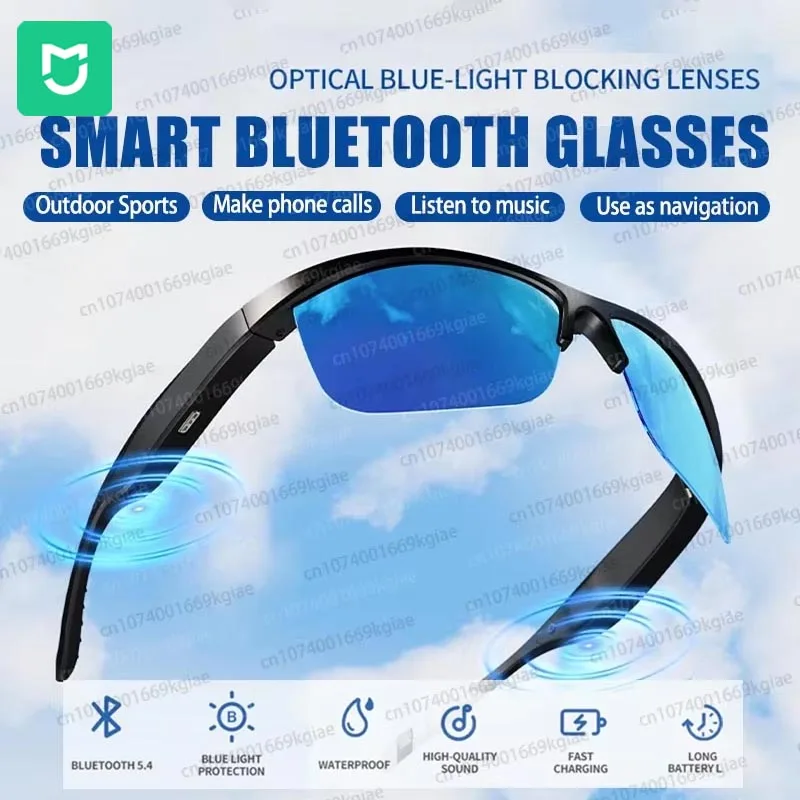 MIJIA Bluetooth Glasses Smart Sunglasses Black Technology Call Music AI Translation Outdoor Sports Glasses Use As Navigation
MIJIA Bluetooth Glasses Smart Sunglasses Black Technology Call Music AI Translation Outdoor Sports Glasses Use As Navigation