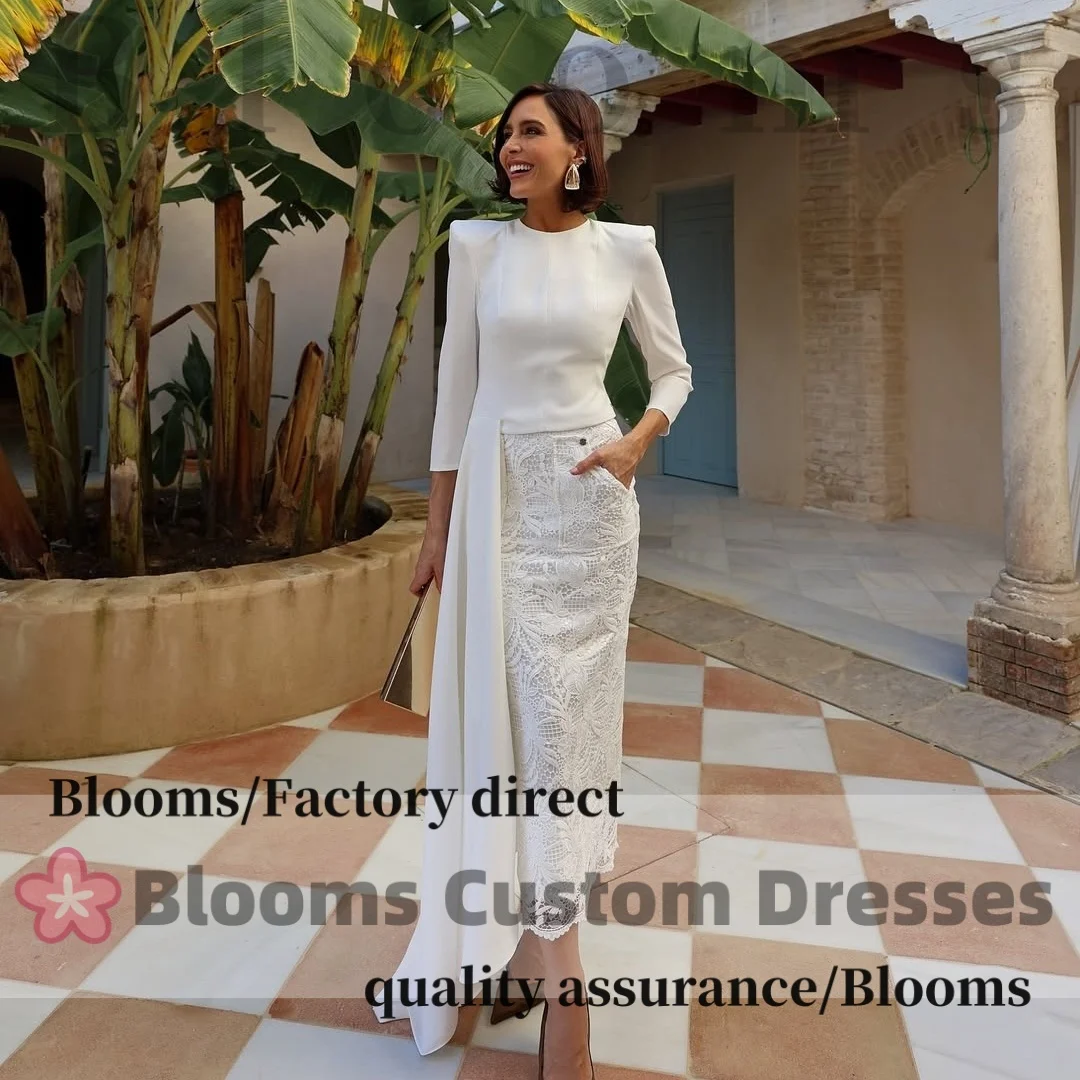 Customized White Lace Patchwork Formal Evening Dresses Prom Gown Long Sleeve Bow Waist Asymmetrical Hem Elegant Party Dresses
Customized White Lace Patchwork Formal Evening Dresses Prom Gown Long Sleeve Bow Waist Asymmetrical Hem Elegant Party Dresses