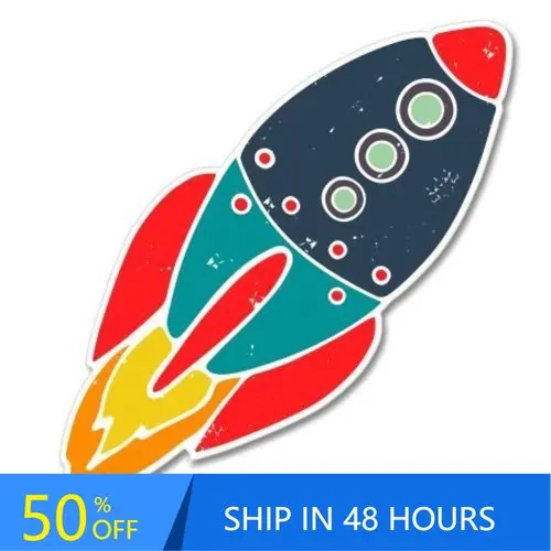 Rocket Color Unique Laptop Walls Camper Van Motor Home Waterproof Vinyl Decal Accessory Trendy Retro Cute
Rocket Color Unique Laptop Walls Camper Van Motor Home Waterproof Vinyl Decal Accessory Trendy Retro Cute