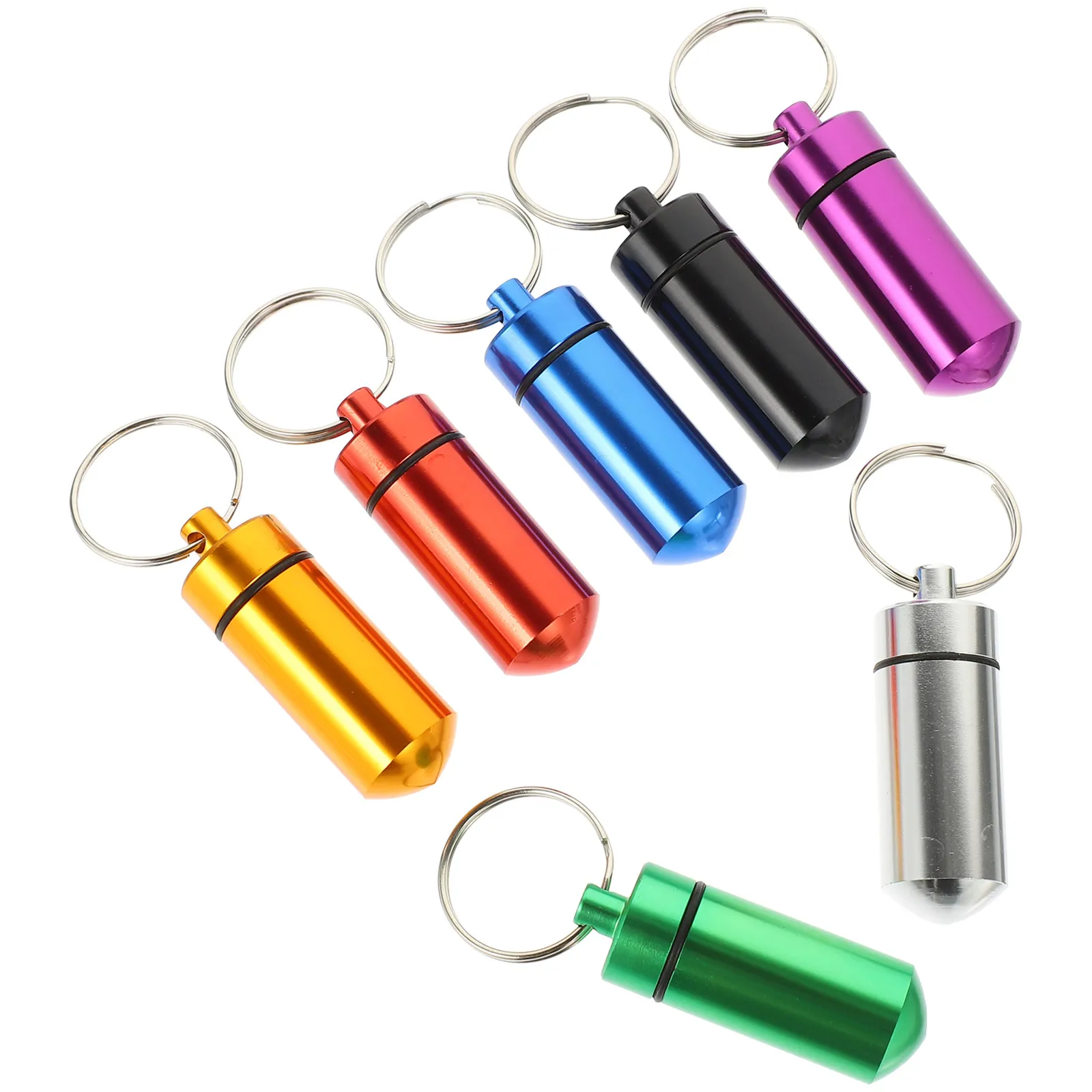 7Pcs Portable Medicine Storage Pendant Small Pill Case Keychain Mini Hanging Organizer Travel Container Water Resistant Outdoor
7Pcs Portable Medicine Storage Pendant Small Pill Case Keychain Mini Hanging Organizer Travel Container Water Resistant Outdoor