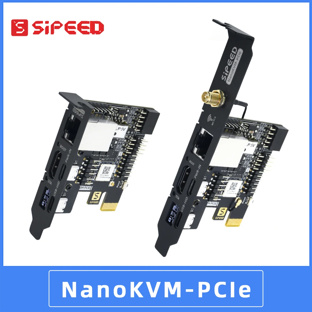 Sipeed NanoKVM-PCIe PiKVM Мини-сервер управления с дистанционным управлением и обслуживанием HDMI
Sipeed NanoKVM-PCIe PiKVM Мини-сервер управления с дистанционным управлением и обслуживанием HDMI