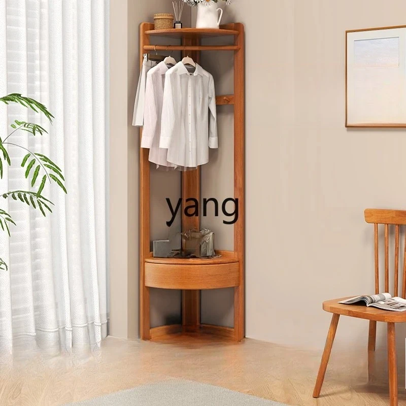LTT corner coat rack all solid wood floor with drawers bedroom triangular storage clothes rack
LTT corner coat rack all solid wood floor with drawers bedroom triangular storage clothes rack