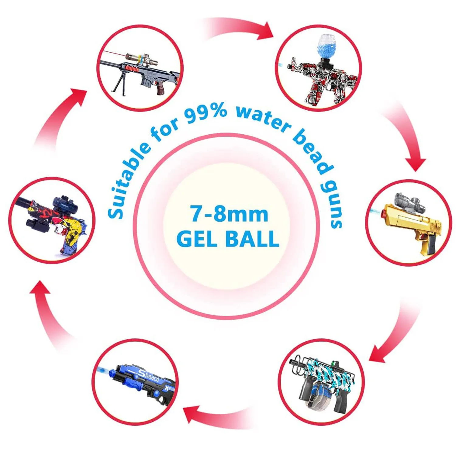 Water Balls (7-8 Mm1pack10000 Pieces Per Pack)Gel Splater Ball Blaster Bullets Water Ball Juguetes Para Adustos Stitch Productos
Water Balls (7-8 Mm1pack10000 Pieces Per Pack)Gel Splater Ball Blaster Bullets Water Ball Juguetes Para Adustos Stitch Productos