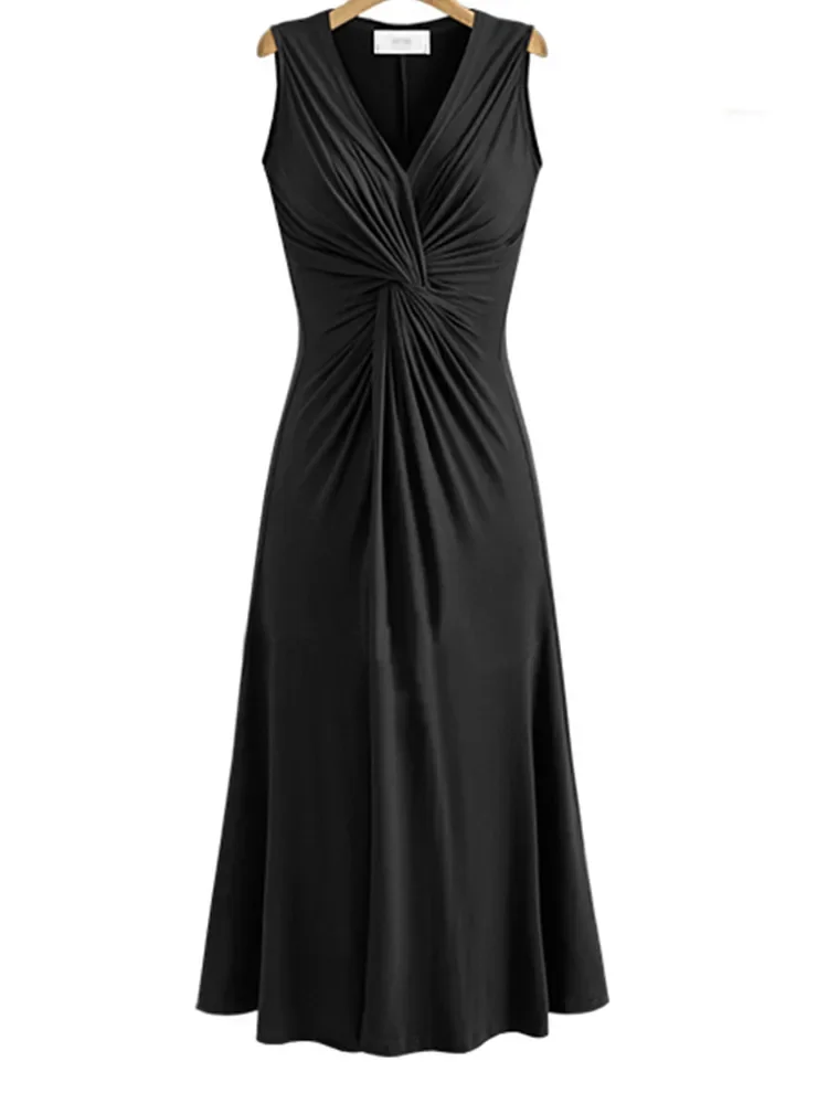 Sexy V-neck High Waist New in Dresses for Women Casual Loose Long Summer Beach Party Dress Elegant Clothes 2025 E7052
Sexy V-neck High Waist New in Dresses for Women Casual Loose Long Summer Beach Party Dress Elegant Clothes 2025 E7052
