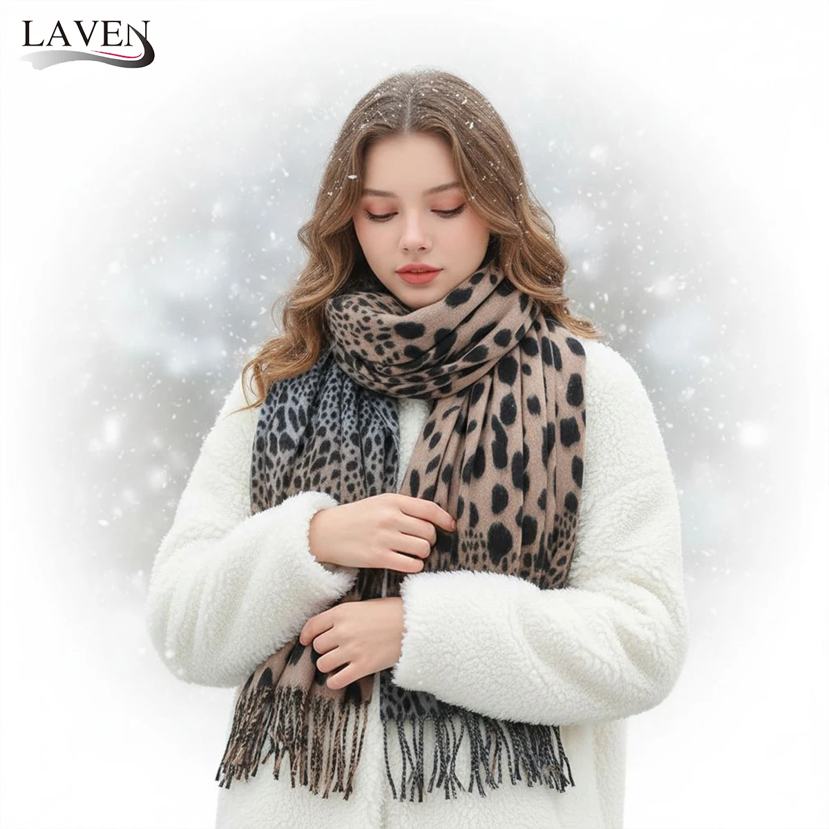 Шарф с кисточками и леопардовым принтом-женский хиджаб, исламский хиджаб, тюрбан, повязка на голову, теплый зимний модный шарф с животным принтом
Шарф с кисточками и леопардовым принтом-женский хиджаб, исламский хиджаб, тюрбан, повязка на голову, теплый зимний модный шарф с животным принтом