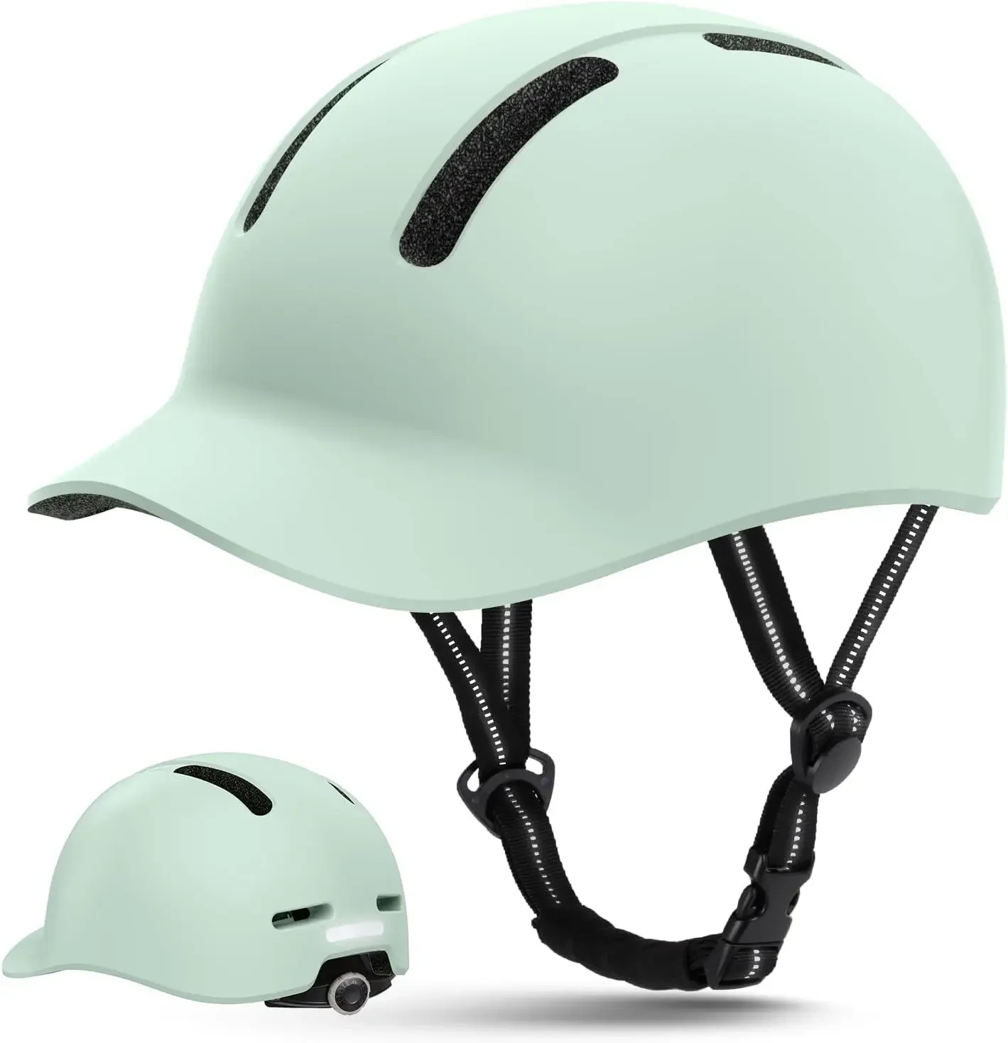 Shinmax Lightweight Adjustable Baseball Cap Style Bike helmet with Long Visor & Reflective Strip, for Urban Commuter, Mountain &
Shinmax Lightweight Adjustable Baseball Cap Style Bike helmet with Long Visor & Reflective Strip, for Urban Commuter, Mountain &