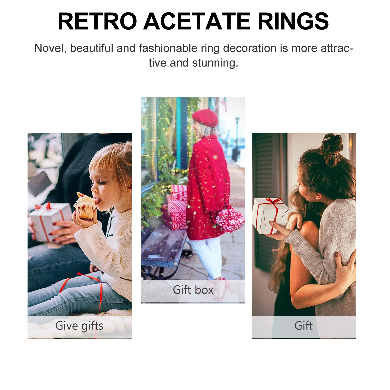 9Pcs Retro Acetate Rings Vintage Round Finger Rings for Women Beautiful Lightweight Ring Set Smooth Skin Safe Design
9Pcs Retro Acetate Rings Vintage Round Finger Rings for Women Beautiful Lightweight Ring Set Smooth Skin Safe Design