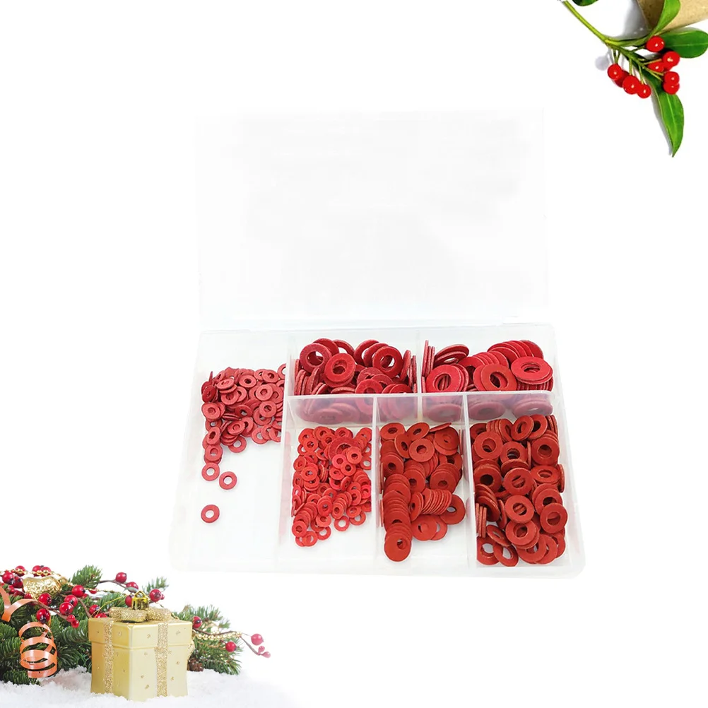 500pcs Insulation Washer Red Set Flat Pad For Transformers Electrical Appliances Automotive Electronics Use M2 M2.5 M3 M4 M5
500pcs Insulation Washer Red Set Flat Pad For Transformers Electrical Appliances Automotive Electronics Use M2 M2.5 M3 M4 M5