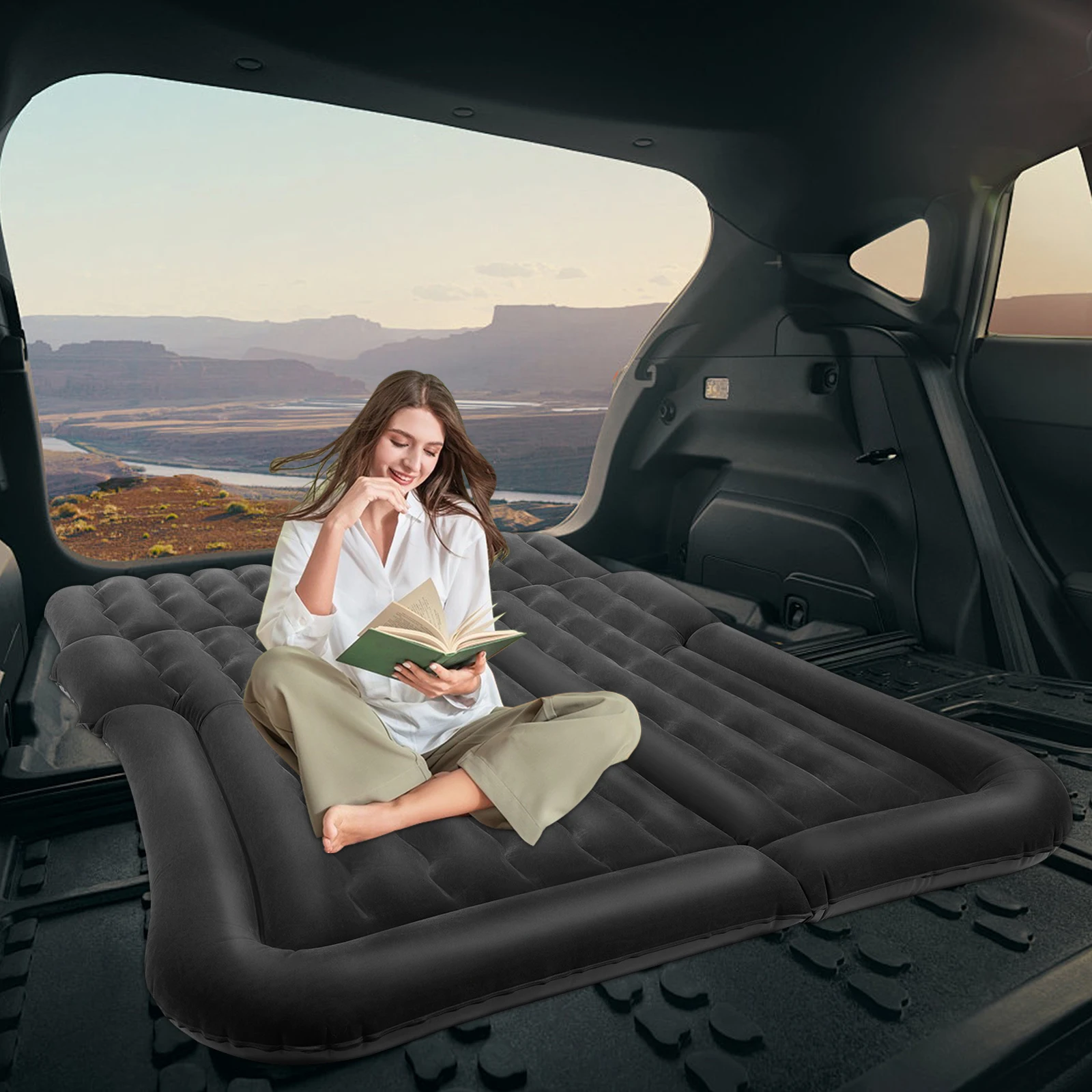 Universal Inflatable Mattress 250kg Capacity, 174x126cm Quick Inflation/Deflation for Travel & Home Use Travel Air Mattress
Universal Inflatable Mattress 250kg Capacity, 174x126cm Quick Inflation/Deflation for Travel & Home Use Travel Air Mattress
