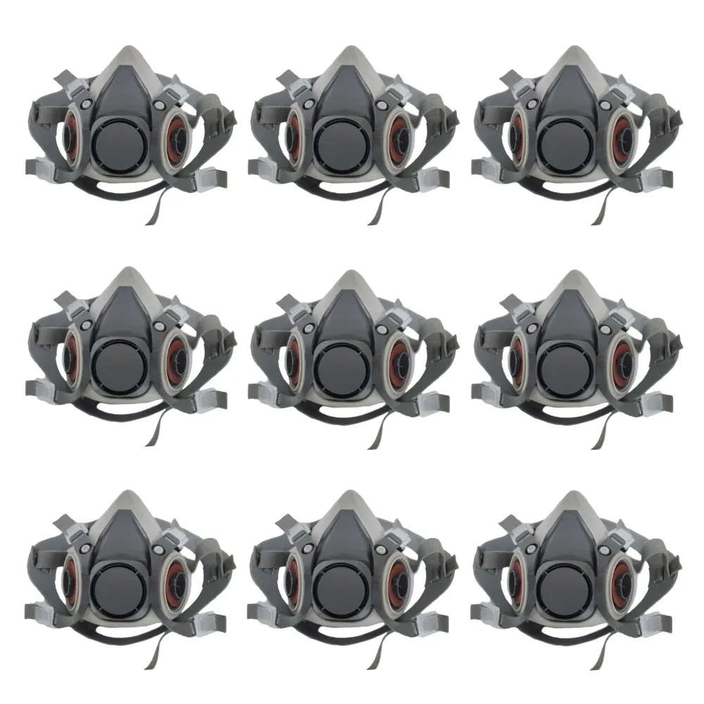Wholesale 6200 Half Face Respirator Dustproof Paint Spray Mask Compatible with 6001 6002 6004 Filters for Chemical Protection
Wholesale 6200 Half Face Respirator Dustproof Paint Spray Mask Compatible with 6001 6002 6004 Filters for Chemical Protection